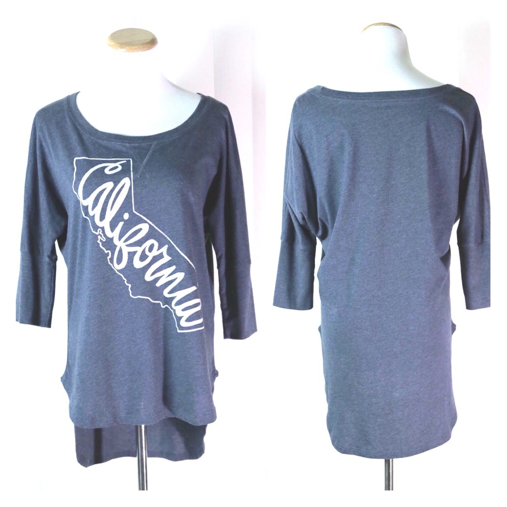 DONATED 🌟 3/4 sleeve California Love tee - Navy